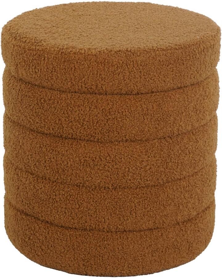 Sweeek Kruk in boucléstof met geïntegreerde opbergruimte