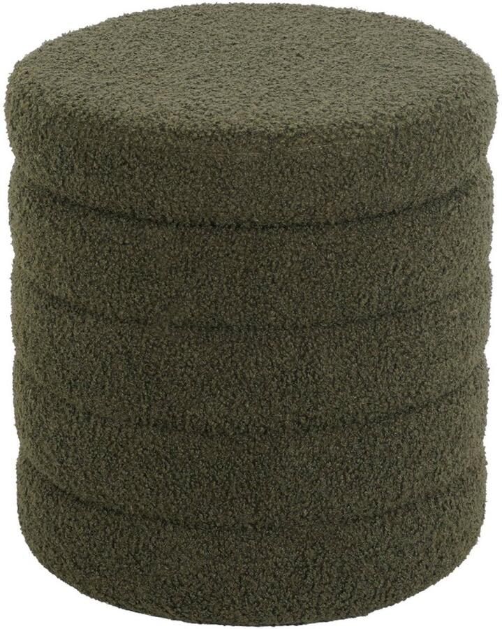 Sweeek Kruk in boucléstof met geïntegreerde opbergruimte