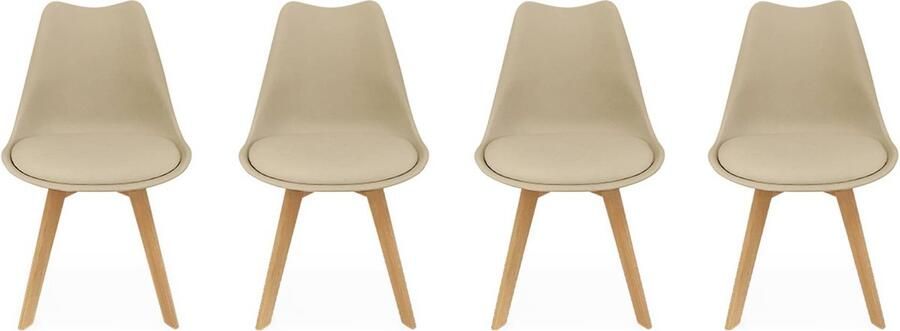 Sweeek Kuipstoelen nils set van 4