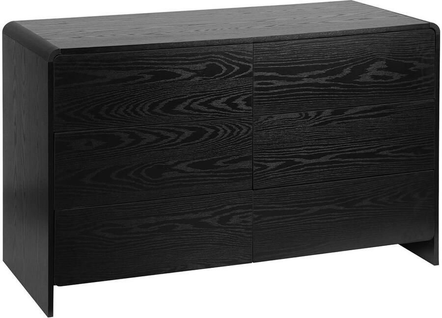 Sweeek Ladekast met 6 afgeronde houten lades