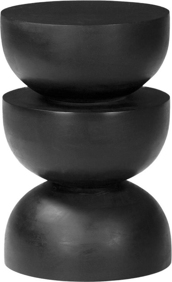 Sweeek Mangohouten bijzettafel nachtkastje ø30xh45cm