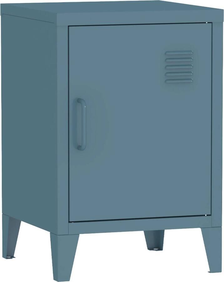 Sweeek Industrieel nachtkastje 1 deur soho