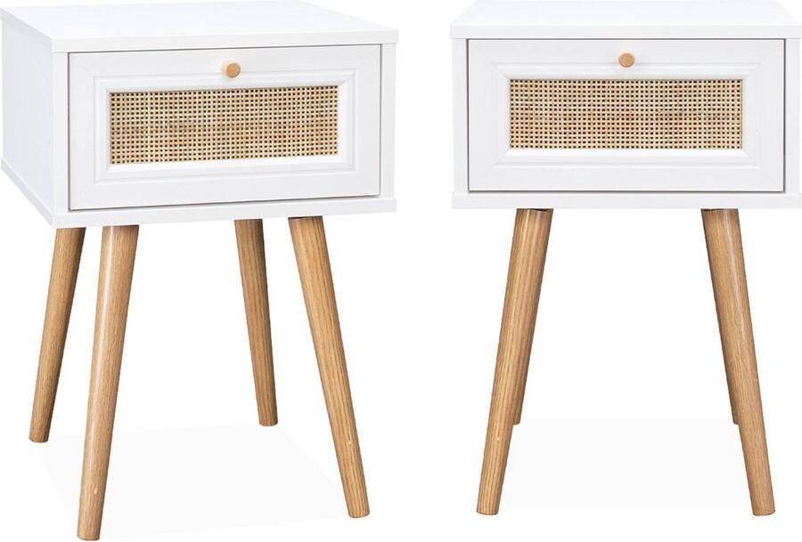 Sweeek Nachtkastje bohème 2x 39x39x55 4cm