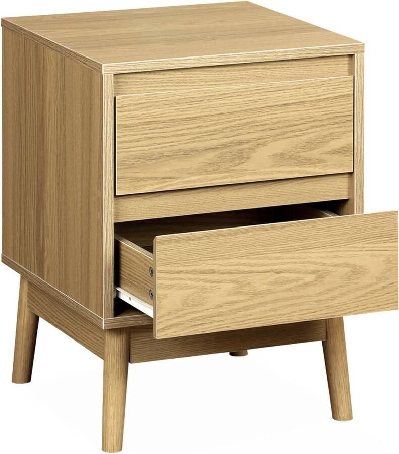 Alice's Garden Nachtkastje houtdecor twee laden l