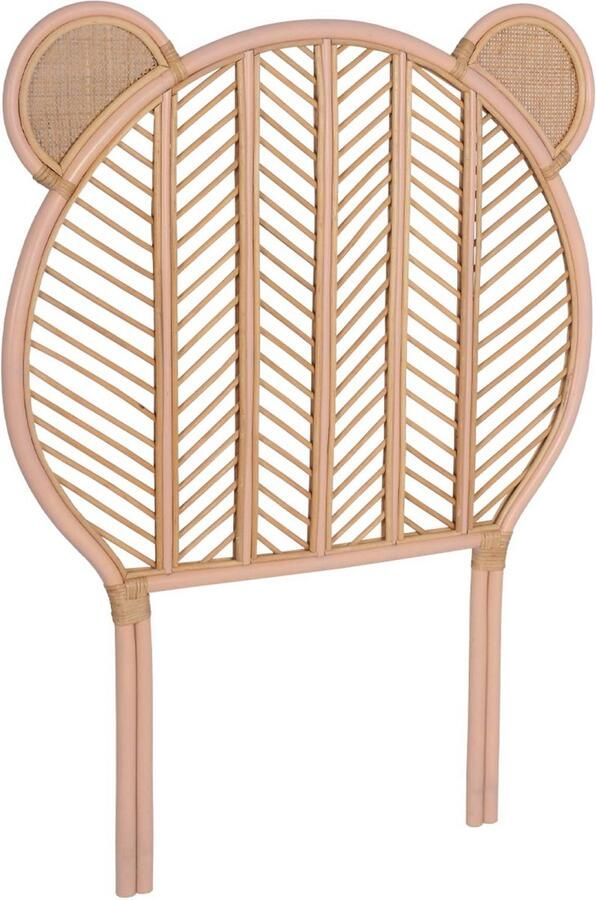 Sweeek Rotan hoofdbord voor kinderkamer nias 90 x 100cm