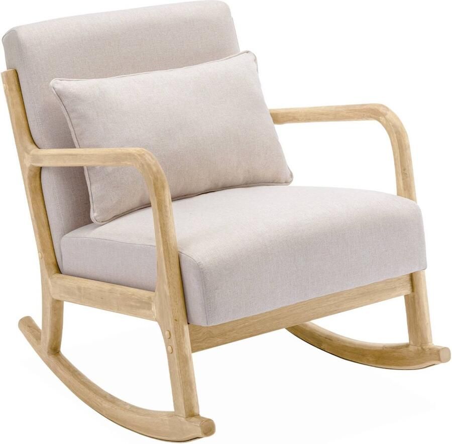 Alice's Garden Schommelstoel Lorens Rocking L65.5xP87xH81.5cm Beige