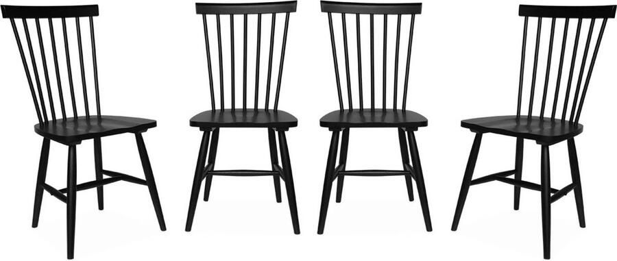 Sweeek Set van 4 hevea houten barstoelen romie b 50 8 x d 44 2 x h 90cm