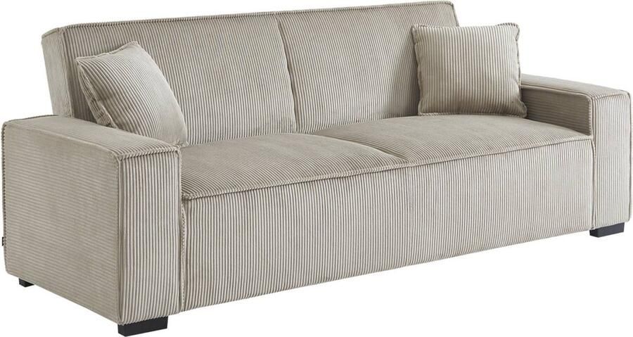 Sweeek 3-zits corduroy slaapbank