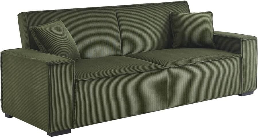 Sweeek 3-zits corduroy slaapbank