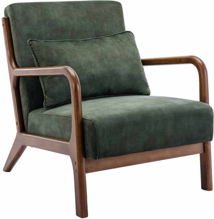 Sweeek Velours fauteuil lorens 65x80x79cm