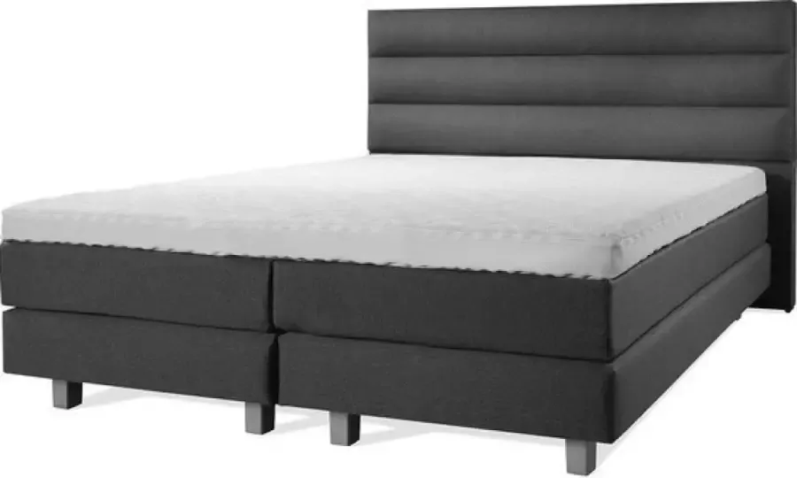 Sweet Boxspring Luxe 120x200 Horizon Antraciet Lederlook