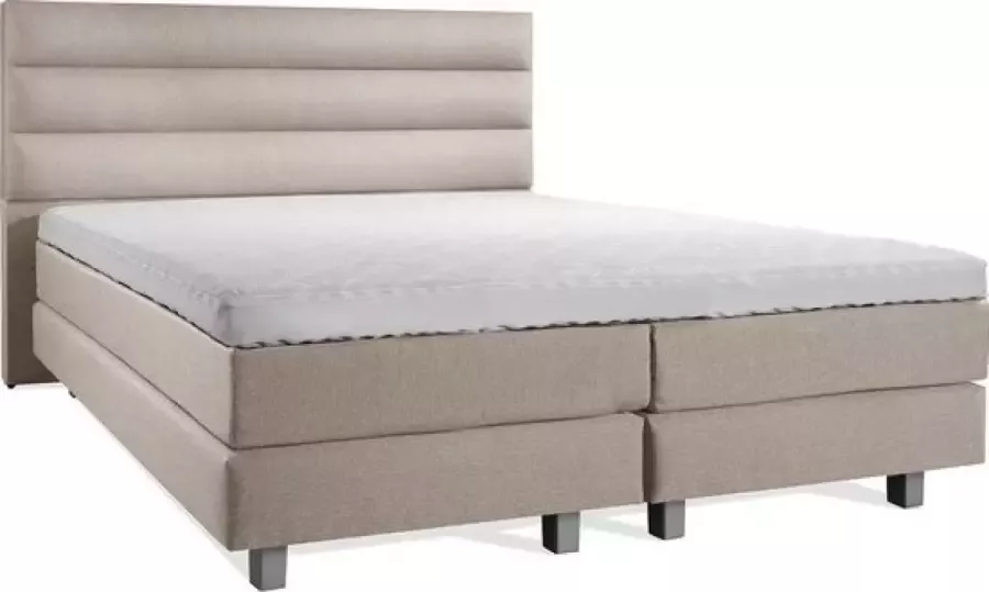 Sweet Boxspring Luxe 120x200 Horizon Taupe Lederlook