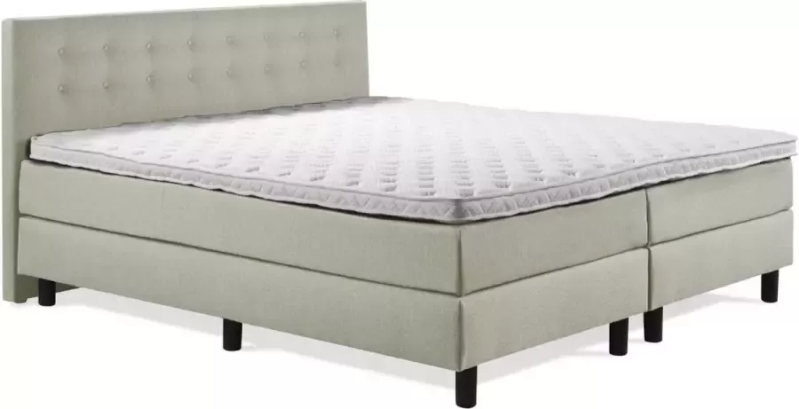 Sweet Boxspring Luxe 120x200 Knopen Lentegroen