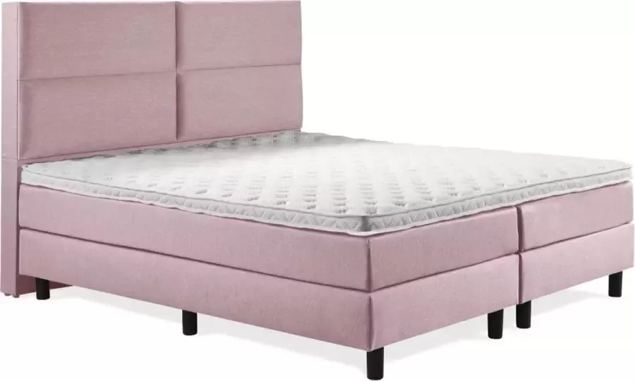 Sweet Boxspring Luxe 120x210 4 vlaks Oud Roze