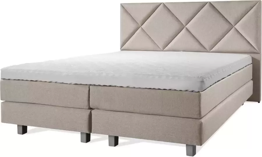 Sweet Boxspring Luxe 120x210 Ruiten beige