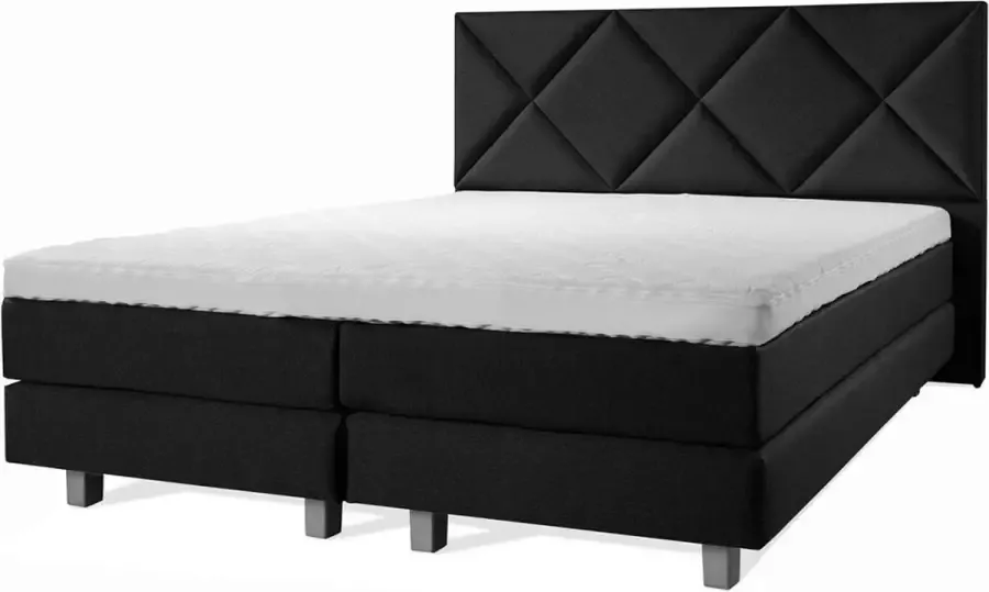 Sweet Boxspring Luxe 120x210 Ruiten Zwart