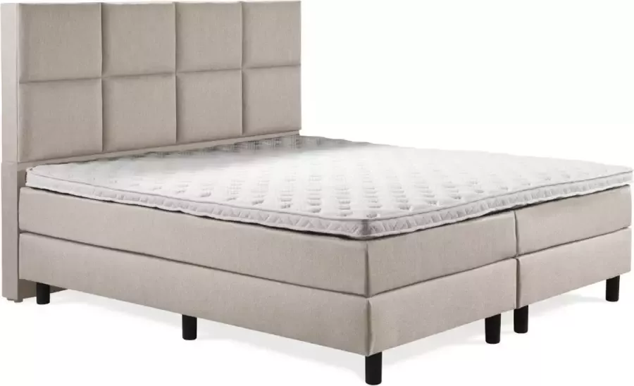 Sweet Boxspring Luxe 120x220 8 vlaks beige