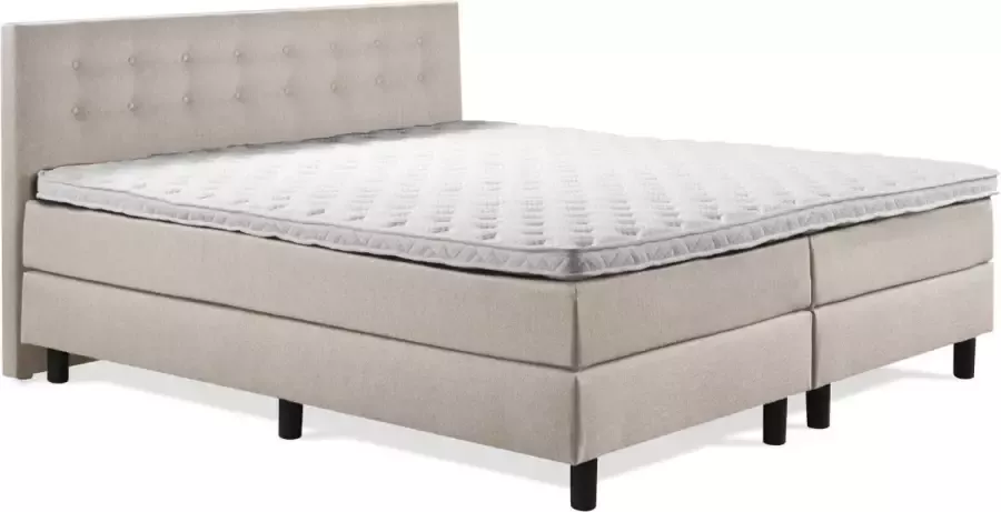 Sweet Boxspring Luxe 120x220 Knopen Beige