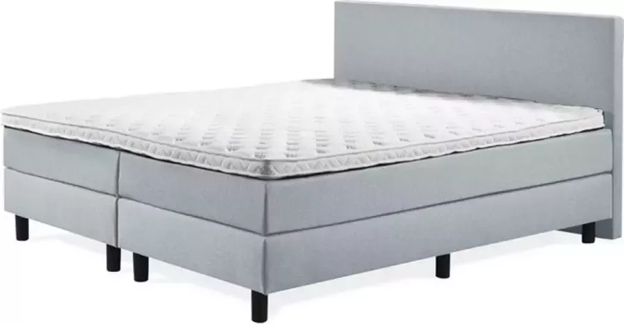 Sweet Boxspring Luxe 140x200 Glad Ijsblauw