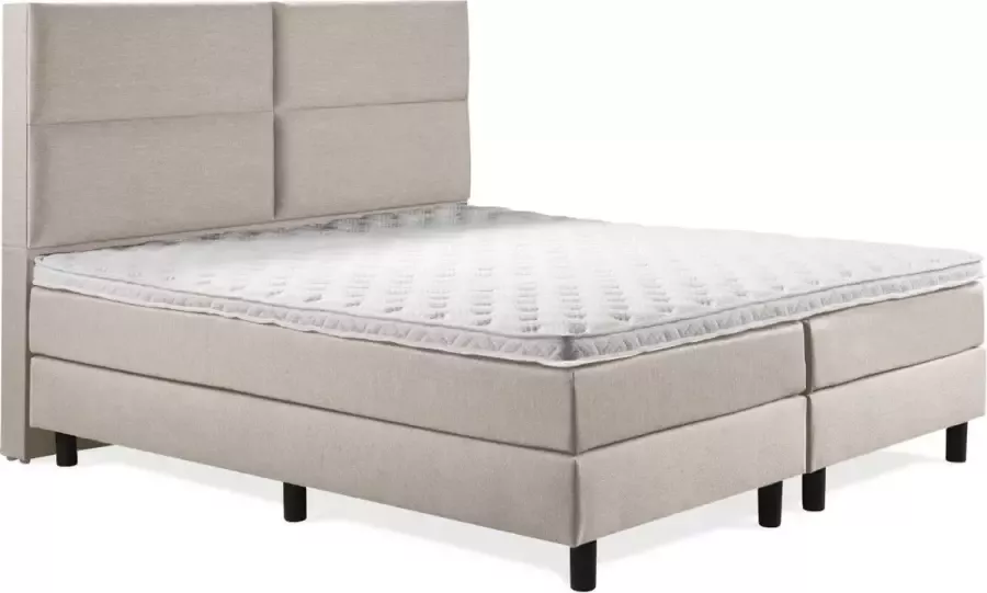 Sweet Boxspring Luxe 160x210 4 vlaks beige