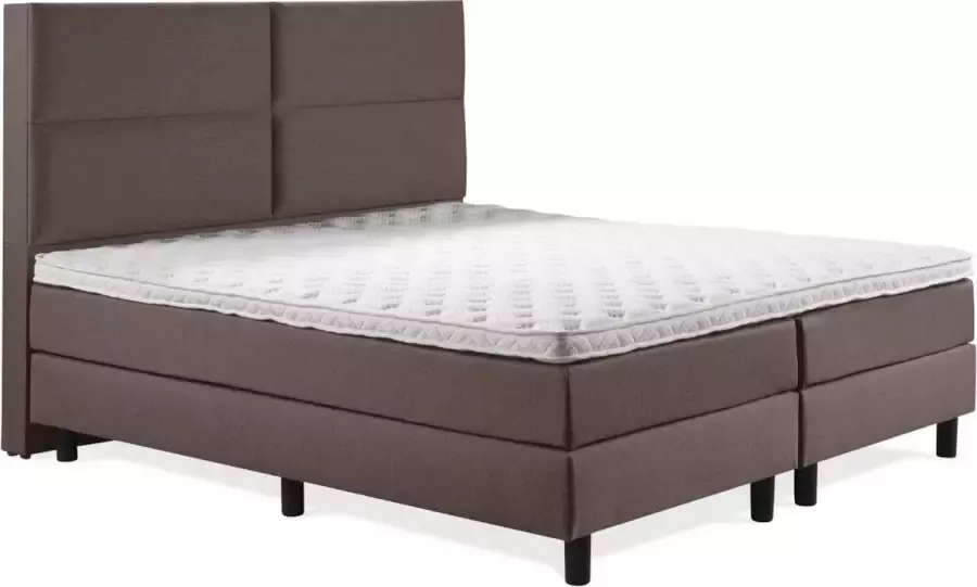 Sweet Boxspring Luxe 160x210 4 vlaks Bruin