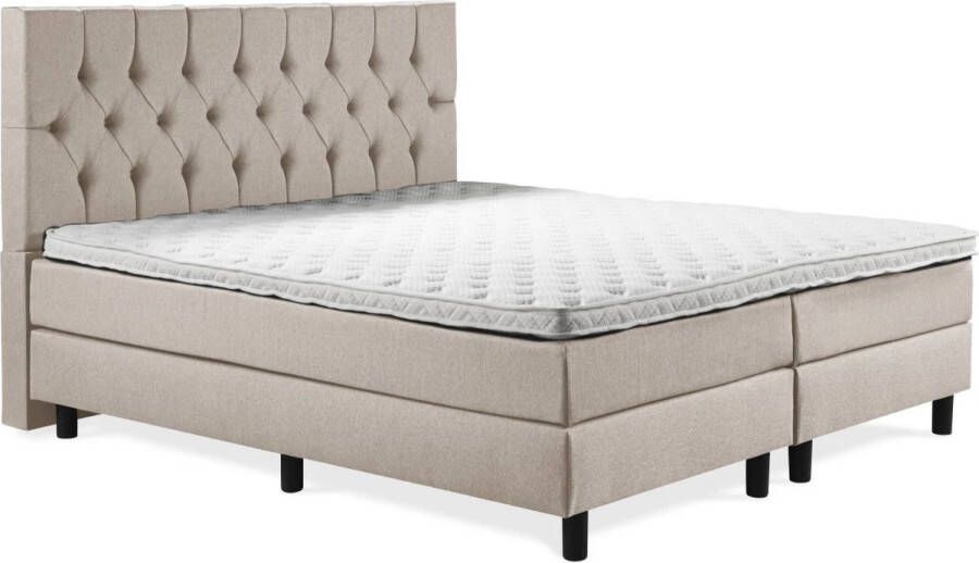Sweet Boxspring Luxe 160x210 Capiton beige