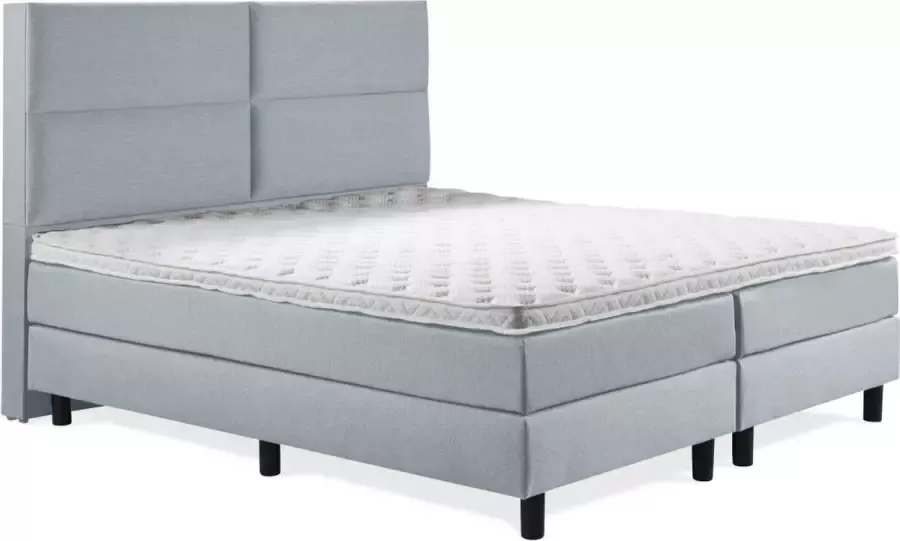 Sweet Boxspring Luxe 200x220 4 vlaks Ijsblauw