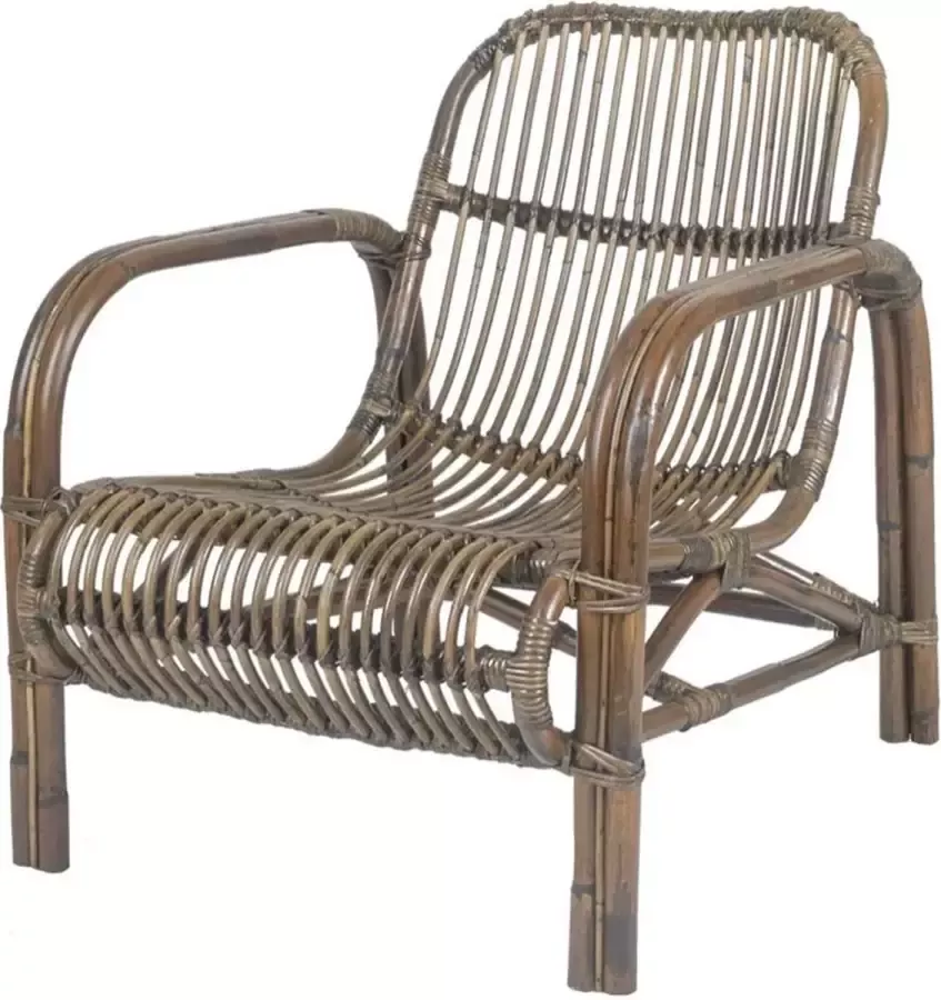 Sweet Living Bruine Rotan Loungestoel Boaz 63x85xH72 cm - Foto 2