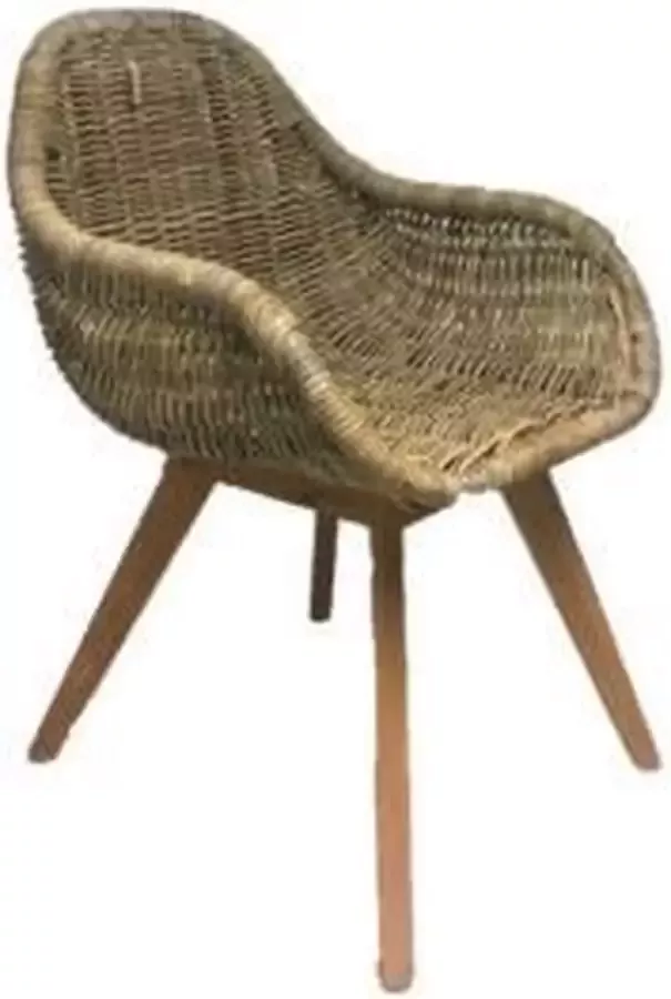 Sweet Living Rotan Eetkamerstoel Gideon 60x60xH85 cm