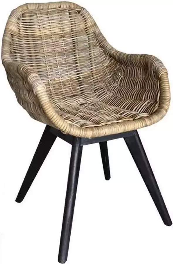 Sweet Living Rotan Stoel 60x60xH85 cm Rotan Eetkamerstoel