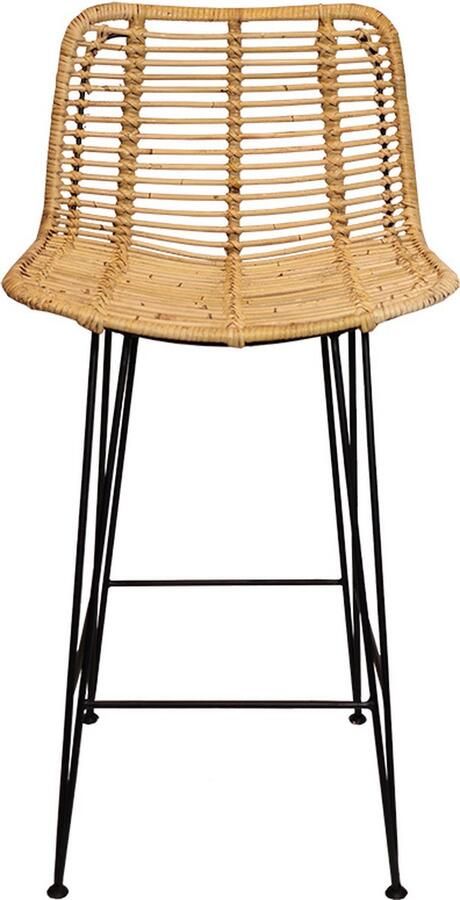 Sweet Living Rotan Barstoel Cas Naturel 50x45xH98 cm - Foto 2