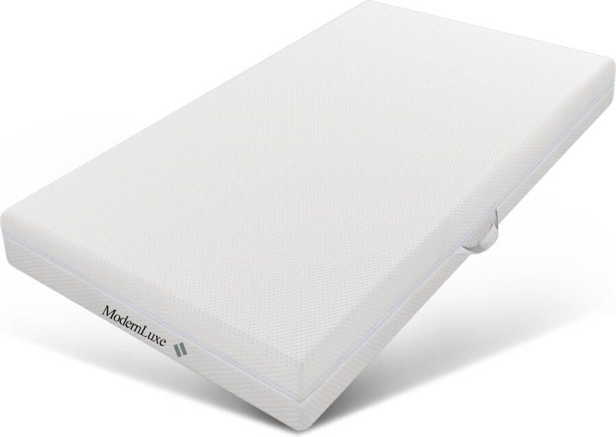 Sweiko Koudschuim matras 7 zones Comfort schuimmatras 20 cm hoog H3 H2 matras 90x200 cm Ergonomische koudschuim matras met handvatten in hoes wasbare klimaatvezel gewatteerd Met allround rits