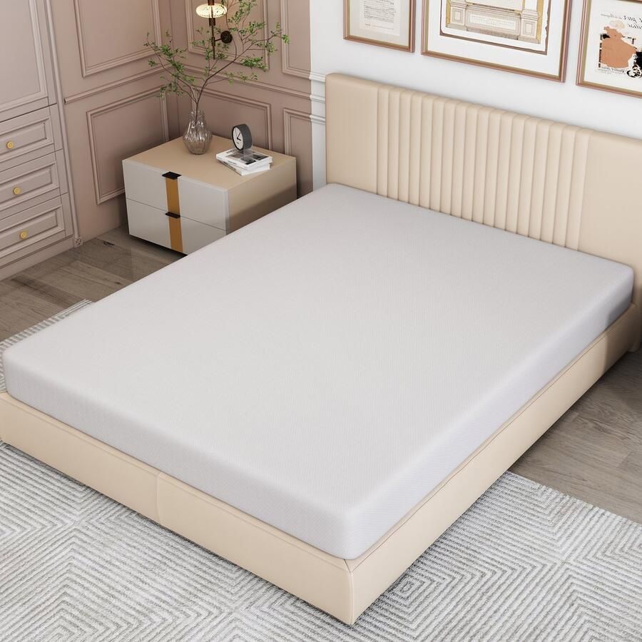 Sweiko Matras comfortabel bedsprei met antislipdeeltjes en handgrepen Öko-Tex gecertificeerd ergonomisch ademend en duurzaam hardheid H3 160x200cm