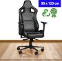 SWILIX Vloerbeschermer Bureaustoelmat PVC Vloermat Voor Harde Vloeren 90x120cm Transparant - Thumbnail 2