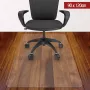SWILIX Vloerbeschermer Bureaustoelmat PVC Vloermat Voor Harde Vloeren 90x120cm Transparant - Thumbnail 1
