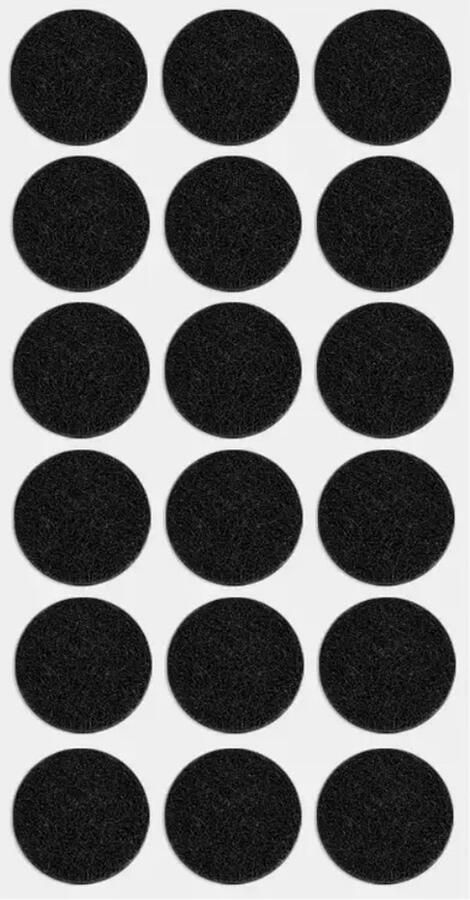 SWRTS Stoelvilt 18 stks Stoelviltjes rond vloerbeschermer stoel stoelpoot vilt stoelpoot beschermer