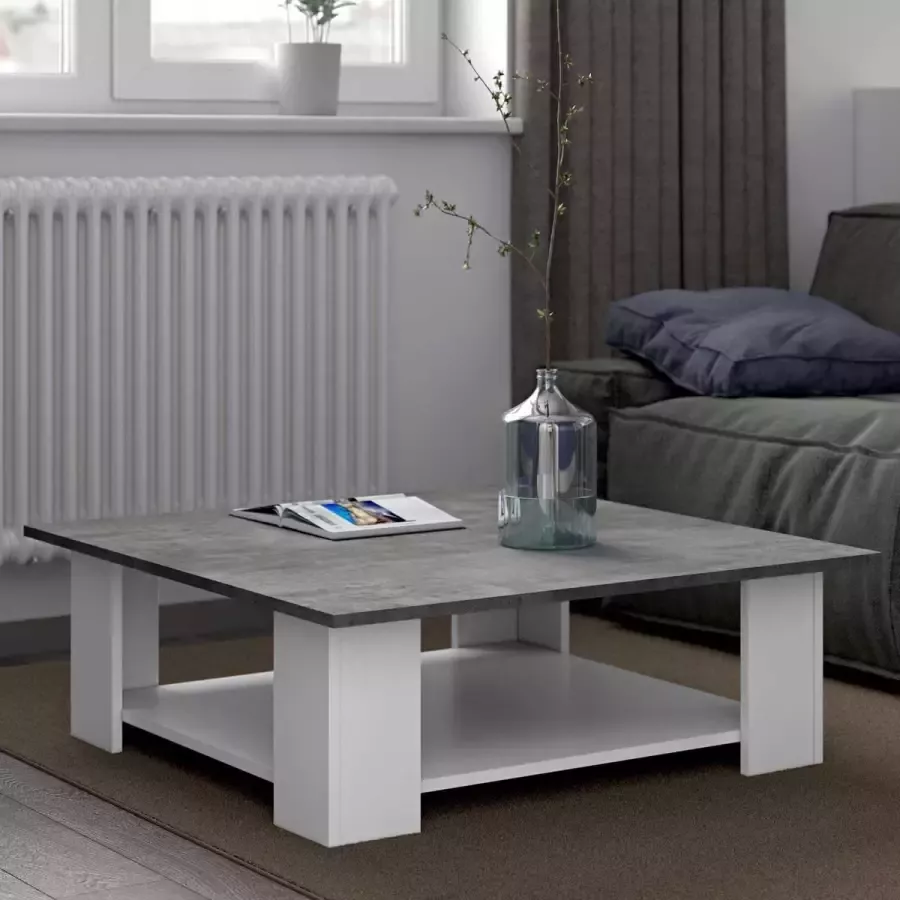 Symbiosis Salontafel Wit 89x67x31 cm