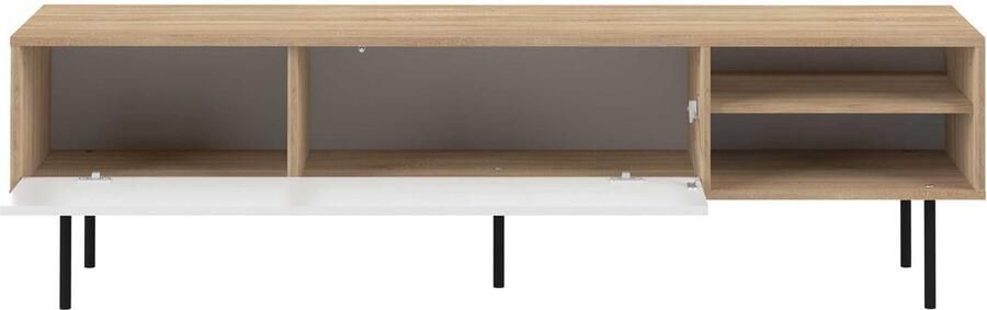 Symbiosis TV Meubel Tv-meubel Watt 165cm Wit; Bruin