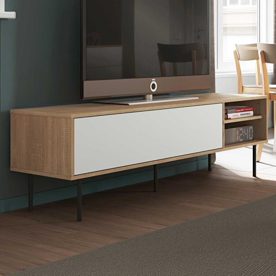 Symbiosis TV Meubel Tv-meubel Watt 165cm Wit; Bruin - Foto 2