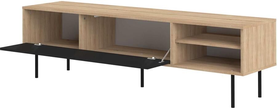 Symbiosis TV Meubel Tv-meubel Watt 165cm Bruin; Zwart - Foto 2