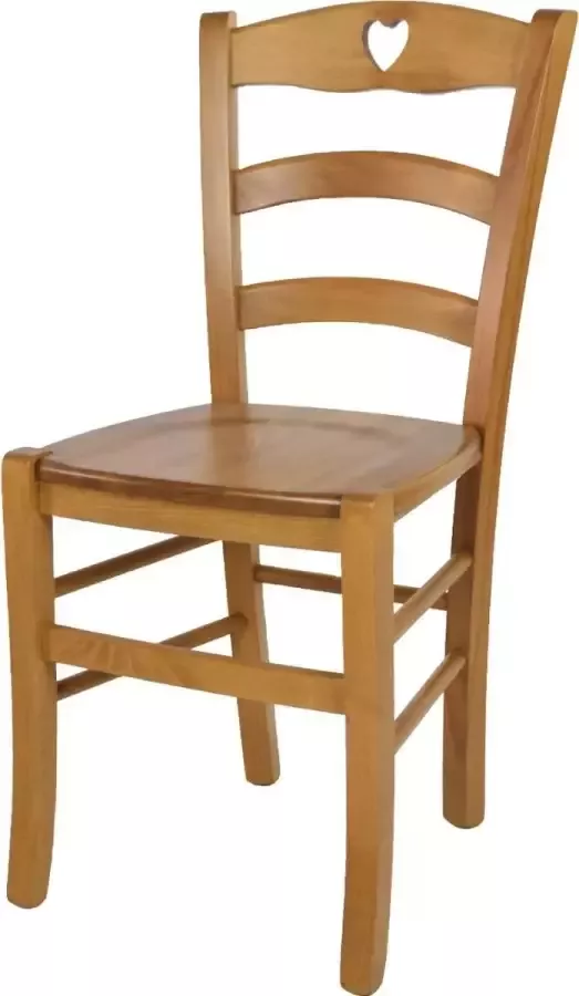 T m c s Tommychairs Cuore Eetkamerstoel 1 Stuk Eikenhout