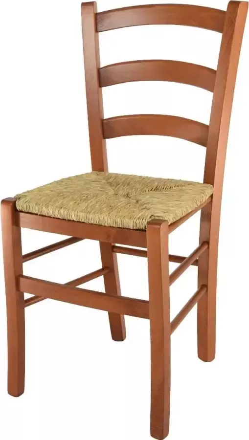 T m c s Tommychairs Venice Eetkamerstoel 1 Stuk Kersenhout Rotan
