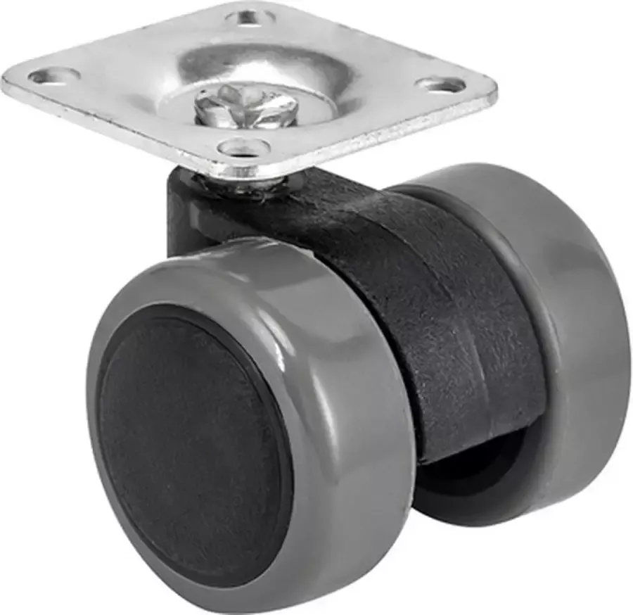 't Warenhuys 16stuks meubel wiel zwart grijs stoel wielen zwenk wielen