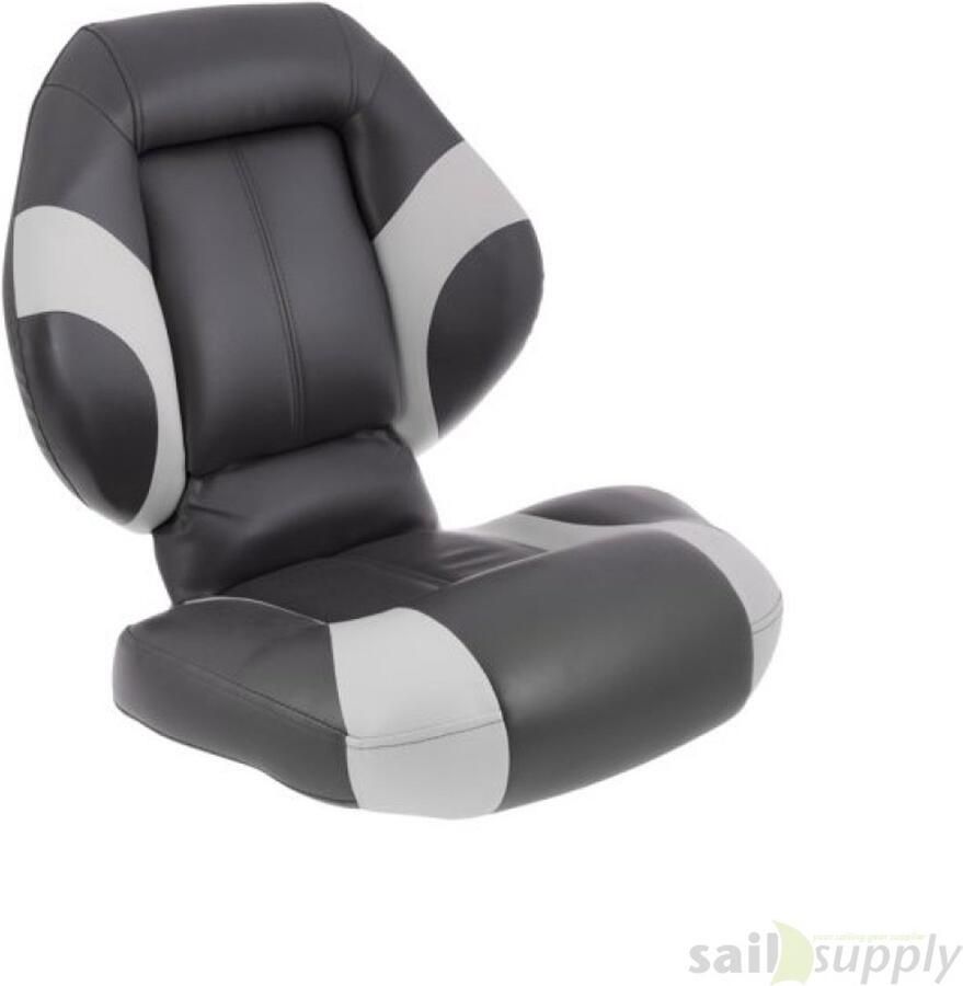 Talamex klapbare grijze Sport Duo Bootstoel