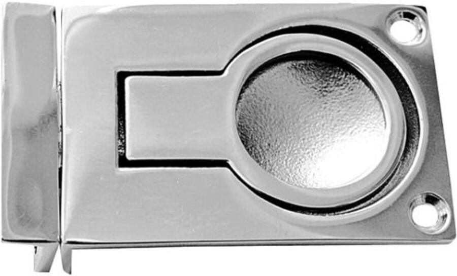 Talamex Luikring rvs flush 57x40mm met sluiting