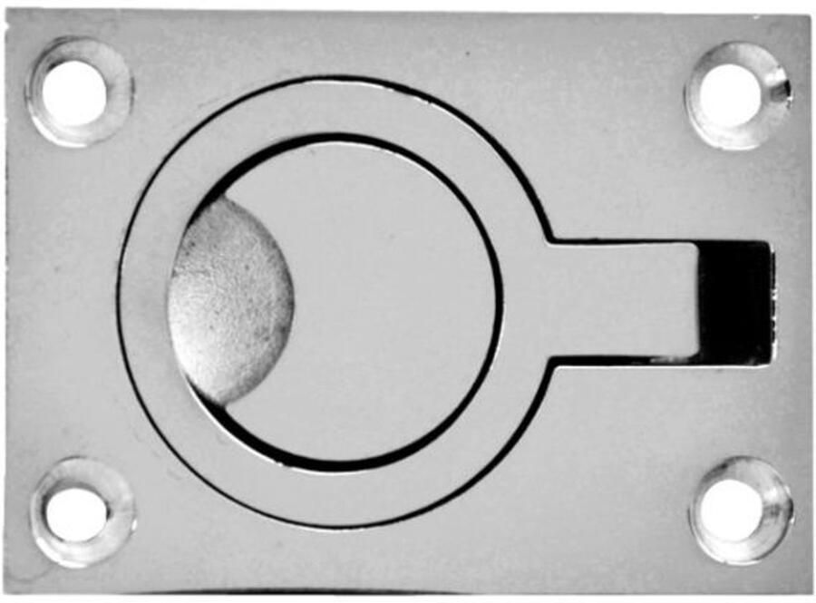 Talamex Luikring rvs flush 63x44mm