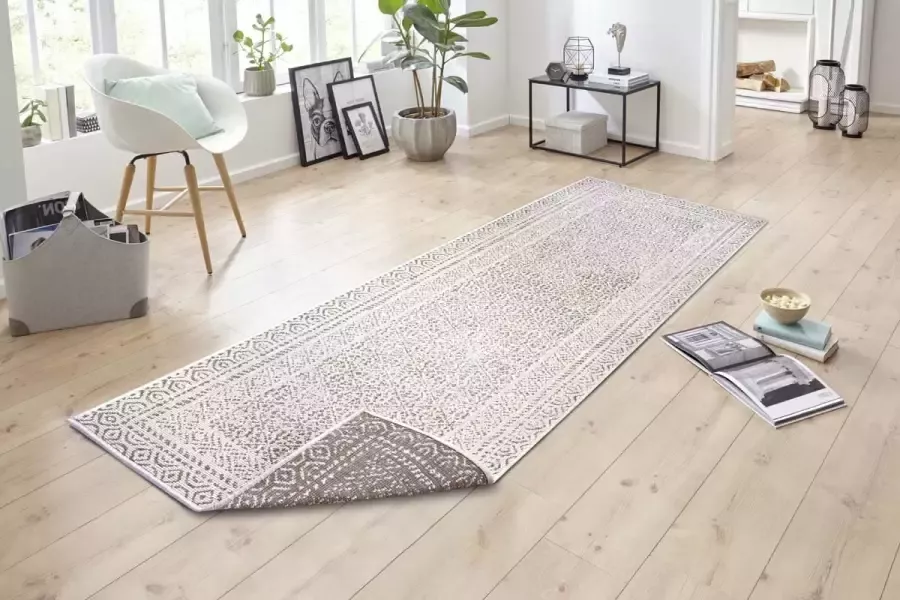 My home Vloerkleed Bernard ook als loper robuust onderhoudsvriendelijk vlakweefsel binnen en buiten