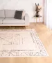 Tapeso Design vloerkleed wasbaar Moderna ivoor goud 140x200 cm - Thumbnail 1