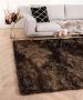 Tapeso Hoogpolig vloerkleed velours Posh bruin 160x230 cm - Thumbnail 2
