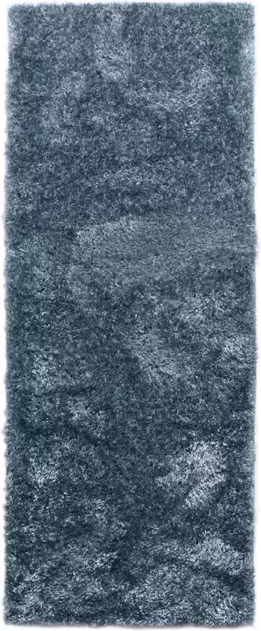 Tapeso Hoogpolige loper Velours Posh blauw 80x200 cm